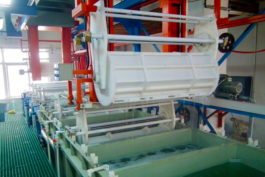 Automatic rack plating production line (silver plating)